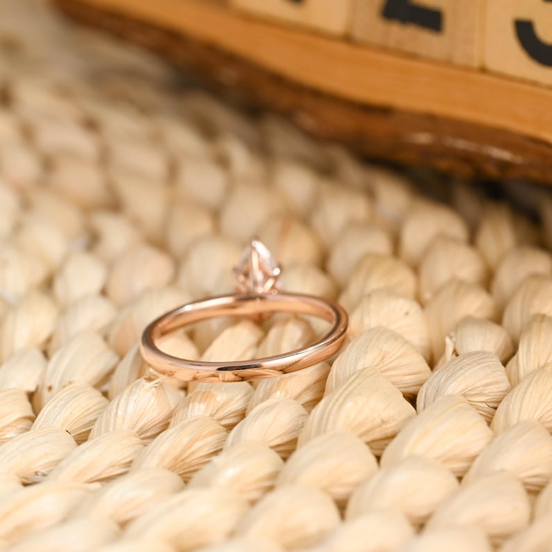 Marquise Cut Cluster Styled Lab Grown Diamond Engagement Ring