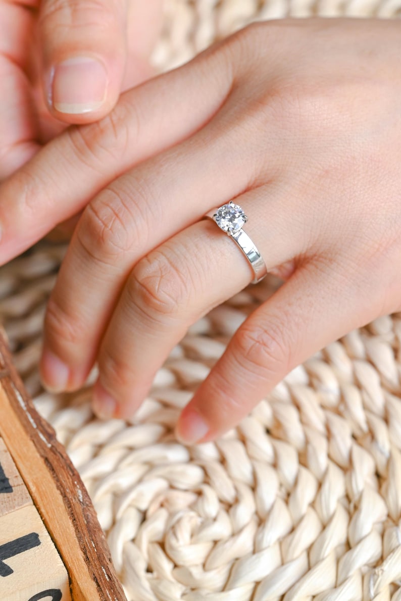 Marquise Cut Cluster Styled Lab Grown Diamond Engagement Ring
