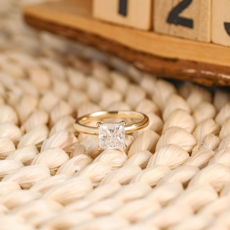 Marquise Cut Cluster Styled Lab Grown Diamond Engagement Ring