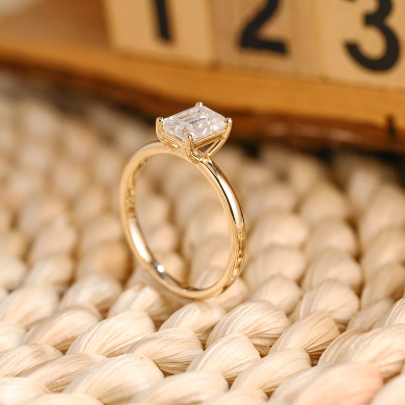 Marquise Cut Cluster Styled Lab Grown Diamond Engagement Ring