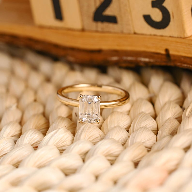 Marquise Cut Cluster Styled Lab Grown Diamond Engagement Ring