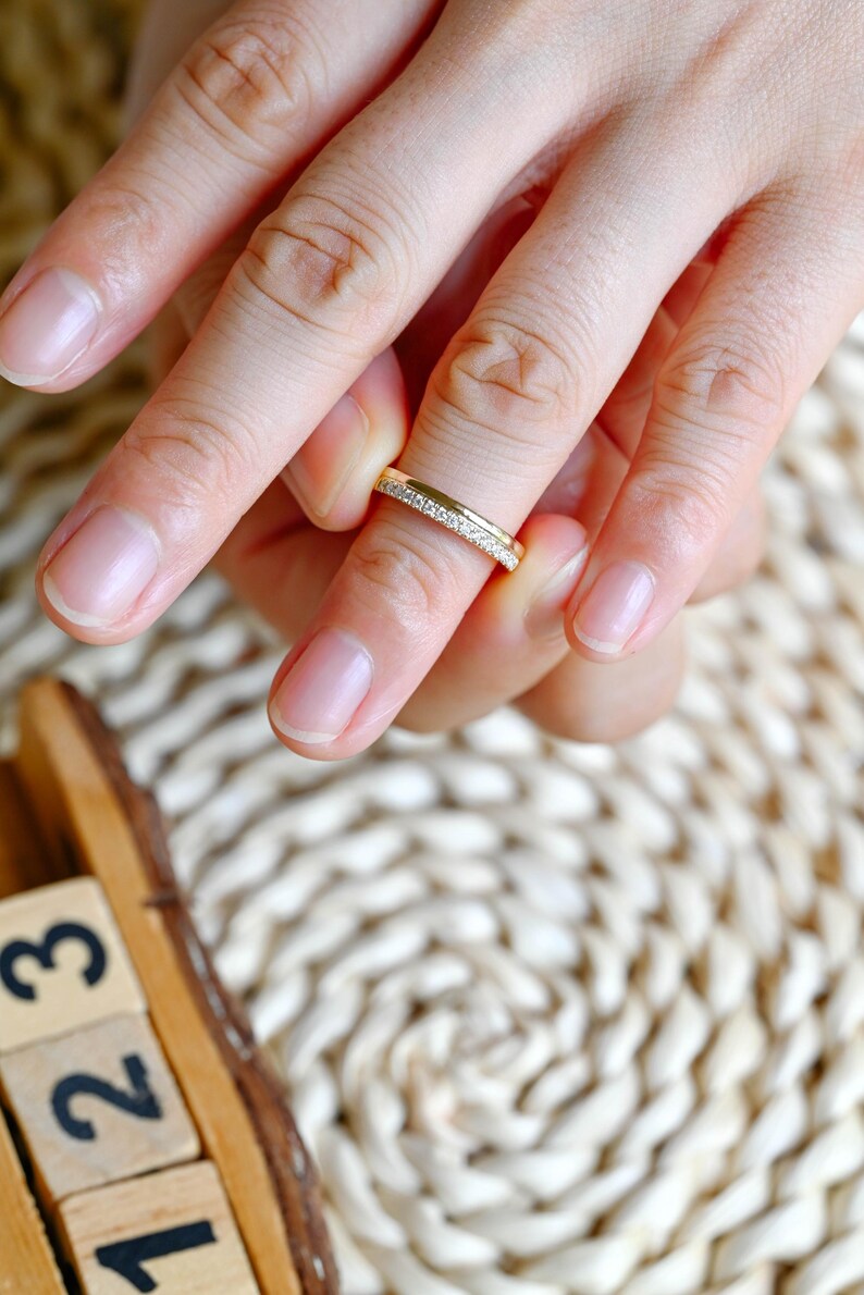 Marquise Cut Cluster Styled Lab Grown Wedding Band