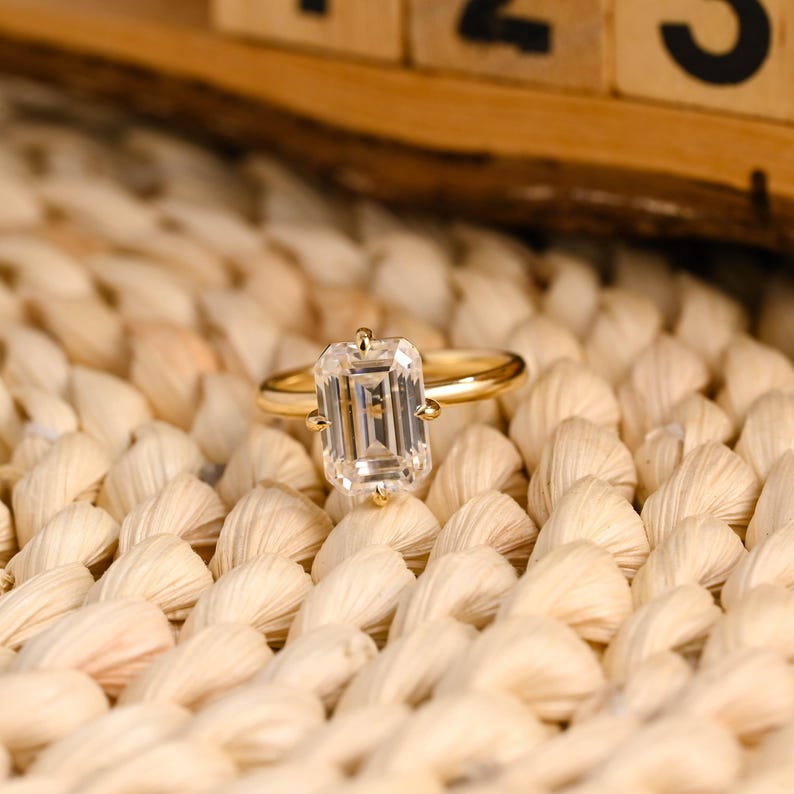 Marquise Cut Cluster Styled Lab Grown Diamond Engagement Ring
