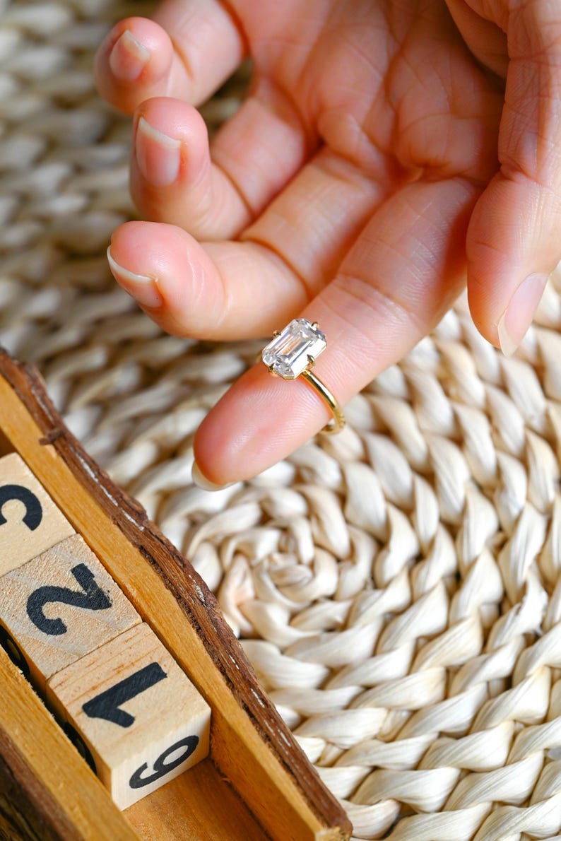 Marquise Cut Cluster Styled Lab Grown Diamond Engagement Ring