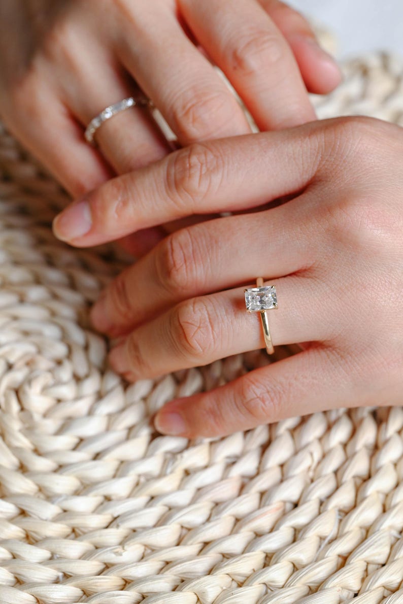Marquise Cut Cluster Styled Lab Grown Diamond Bridal Ring Set