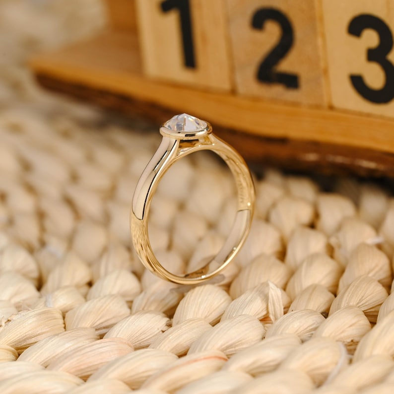 Marquise Cut Cluster Styled Lab Grown Diamond Engagement Ring