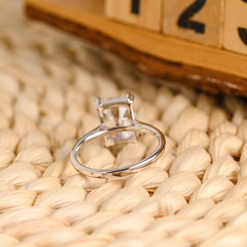 Marquise Cut Cluster Styled Lab Grown Diamond Engagement Ring