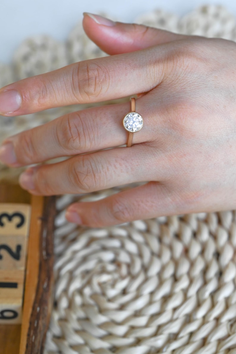 Marquise Cut Cluster Styled Lab Grown Diamond Engagement Ring