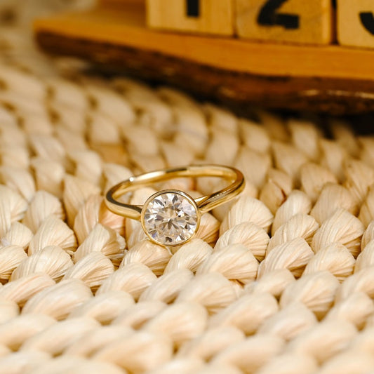 Marquise Cut Cluster Styled Lab Grown Diamond Engagement Ring