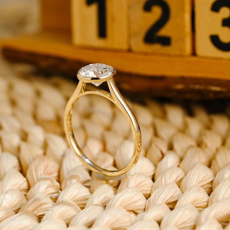 Marquise Cut Cluster Styled Lab Grown Diamond Engagement Ring