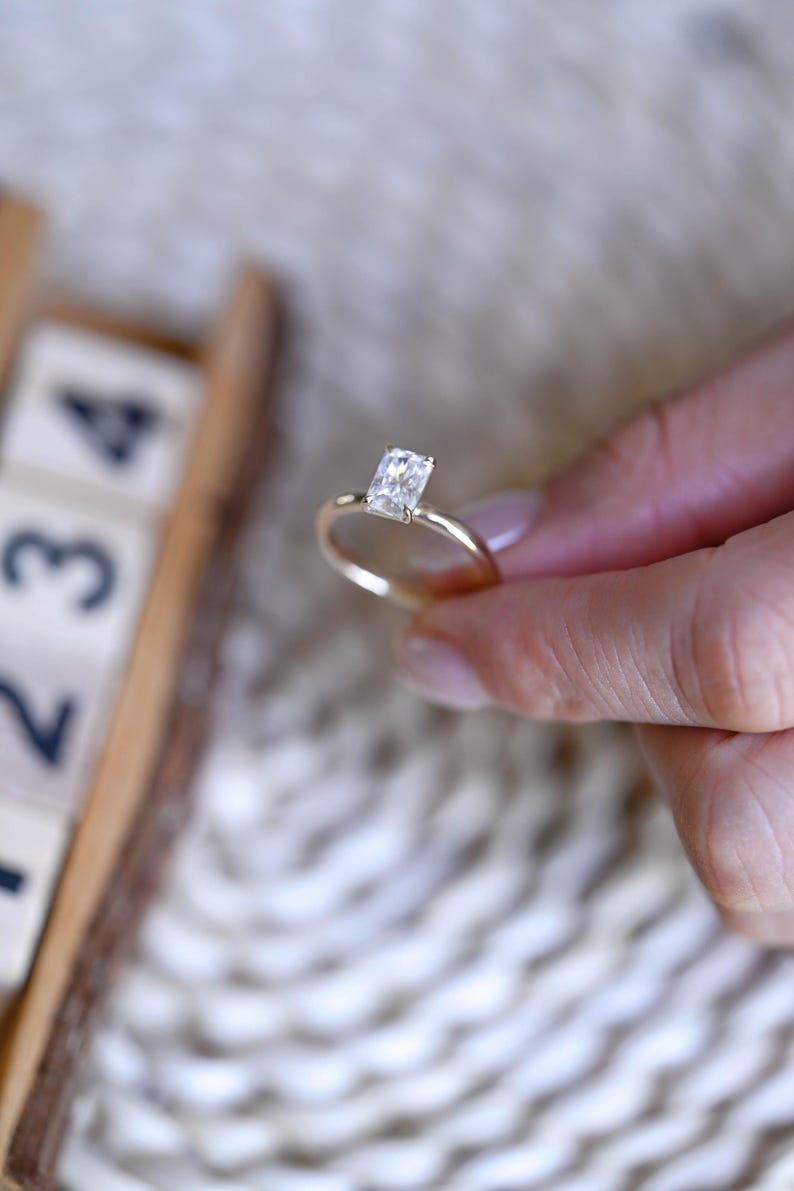Marquise Cut Cluster Styled Lab Grown Diamond Engagement Ring