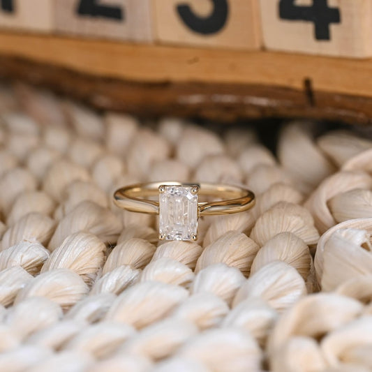 Marquise Cut Cluster Styled Lab Grown Diamond Engagement Ring