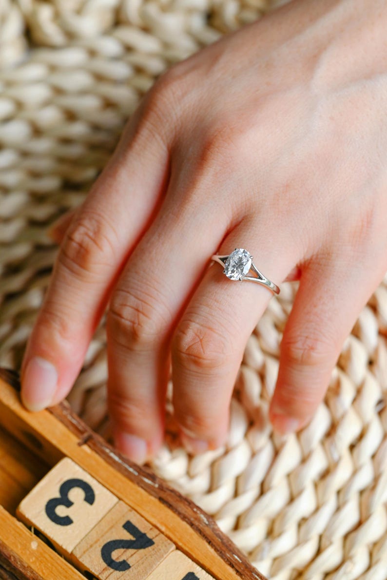 Marquise Cut Cluster Styled Lab Grown Diamond Engagement Ring