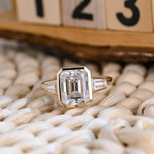 Marquise Cut Cluster Styled Lab Grown Diamond Engagement Ring