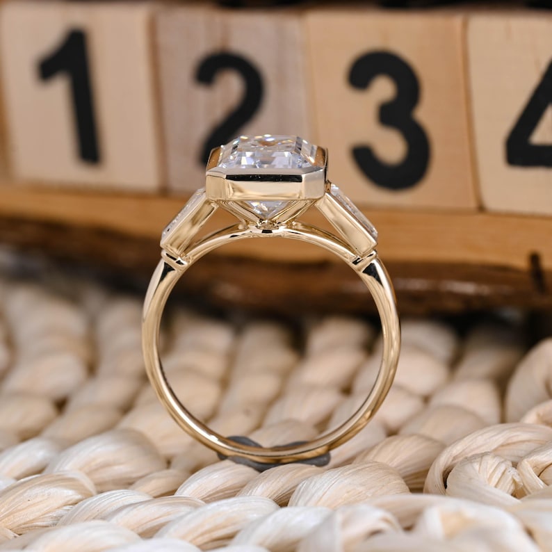 Marquise Cut Cluster Styled Lab Grown Diamond Engagement Ring