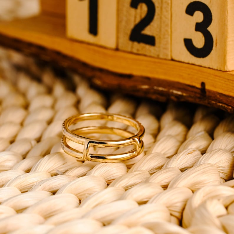 Marquise Cut Cluster Styled Lab Grown Wedding Band