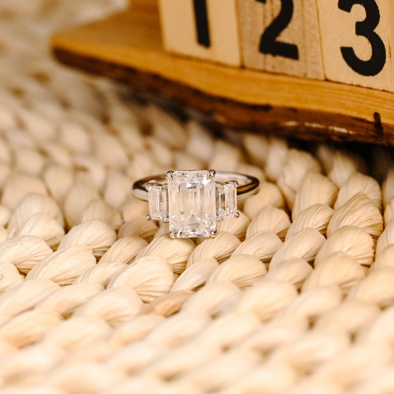 Marquise Cut Cluster Styled Lab Grown Diamond Engagement Ring
