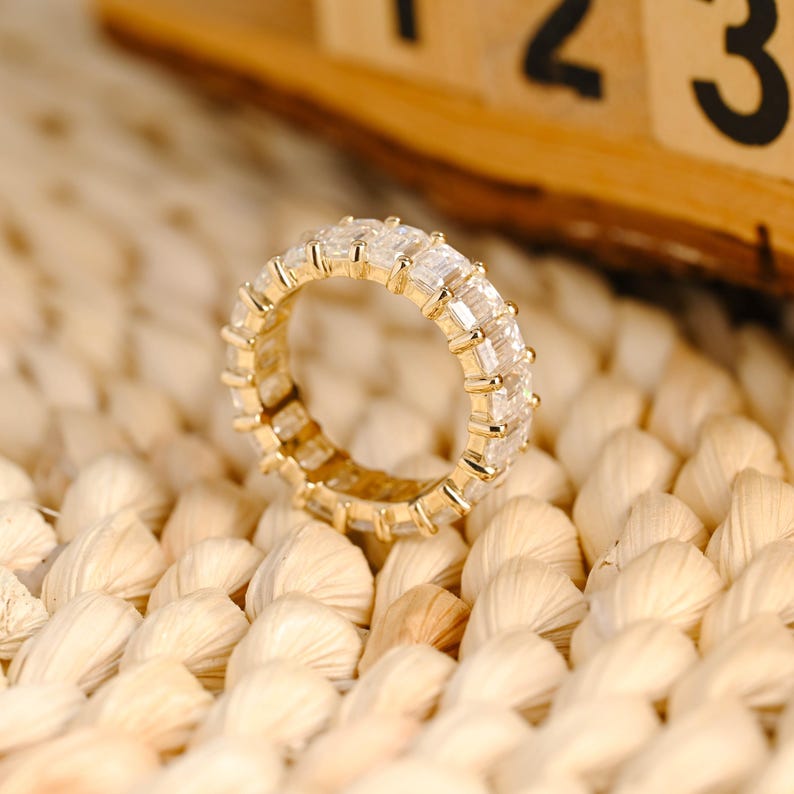 Marquise Cut Cluster Styled Lab Grown Wedding Band