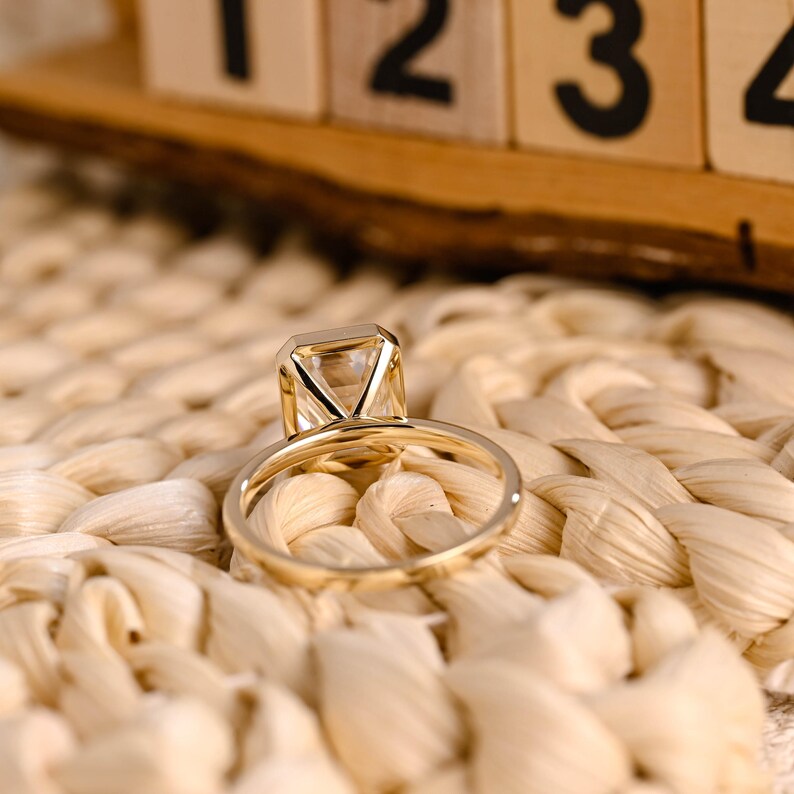 Marquise Cut Cluster Styled Lab Grown Diamond Engagement Ring