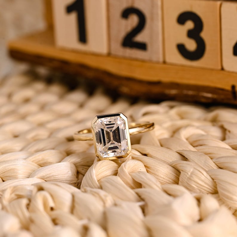 Marquise Cut Cluster Styled Lab Grown Diamond Engagement Ring