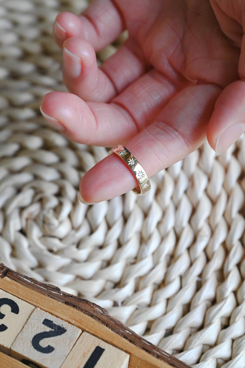 Marquise Cut Cluster Styled Lab Grown Wedding Band