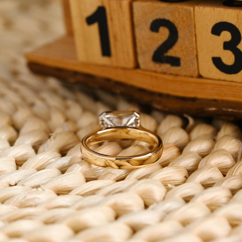 Marquise Cut Cluster Styled Lab Grown Diamond Engagement Ring