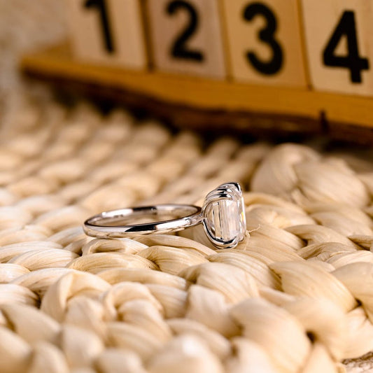 Marquise Cut Cluster Styled Lab Grown Diamond Engagement Ring