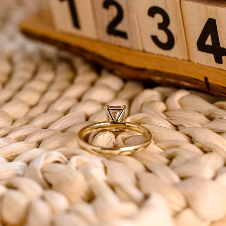 Marquise Cut Cluster Styled Lab Grown Diamond Engagement Ring