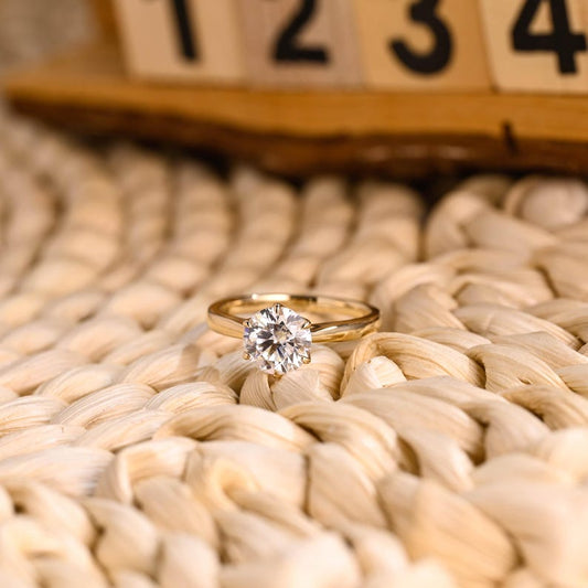 Marquise Cut Cluster Styled Lab Grown Diamond Engagement Ring