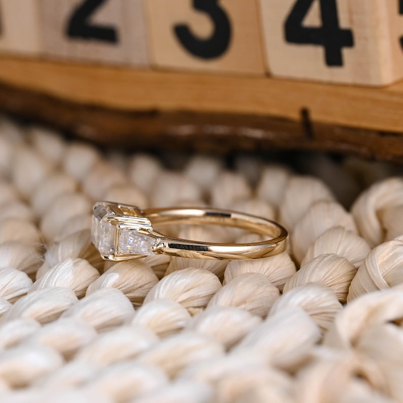Marquise Cut Cluster Styled Lab Grown Diamond Engagement Ring