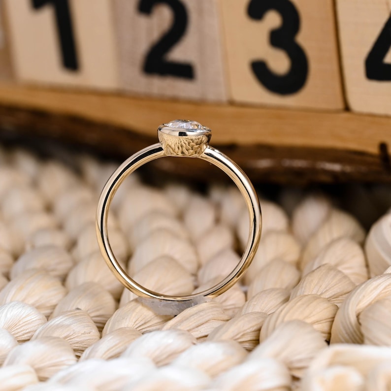 Marquise Cut Cluster Styled Lab Grown Diamond Engagement Ring