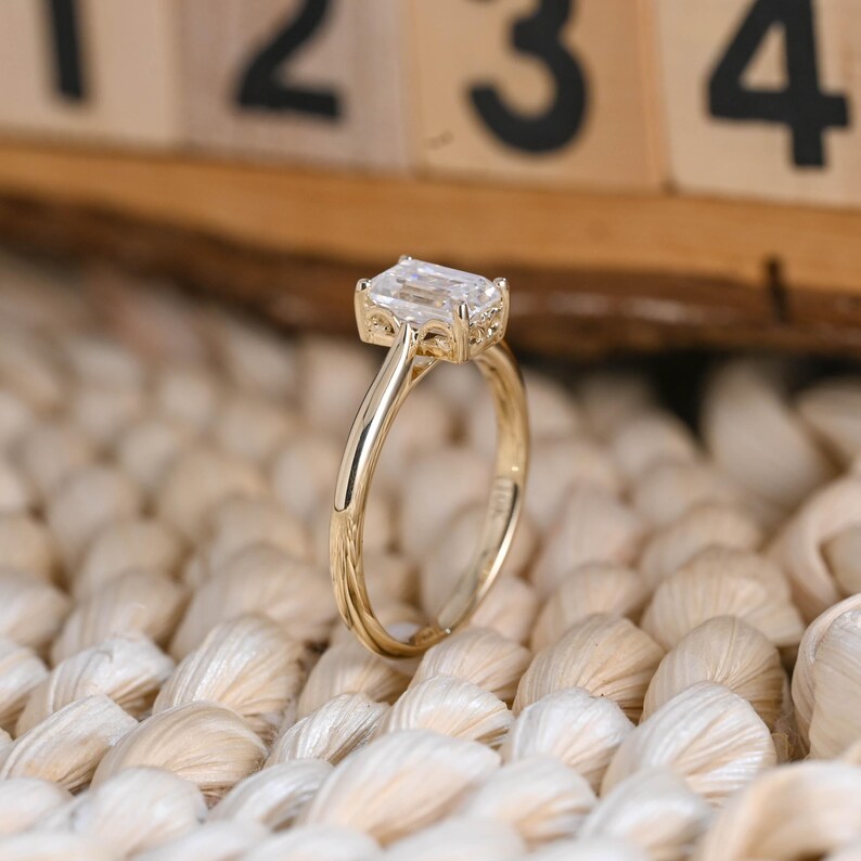 Marquise Cut Cluster Styled Lab Grown Diamond Engagement Ring
