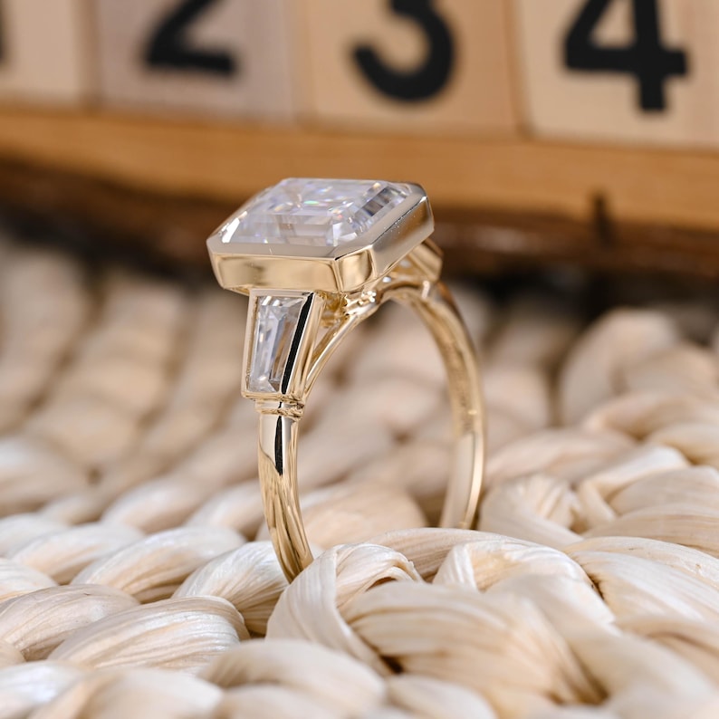 Marquise Cut Cluster Styled Lab Grown Diamond Engagement Ring