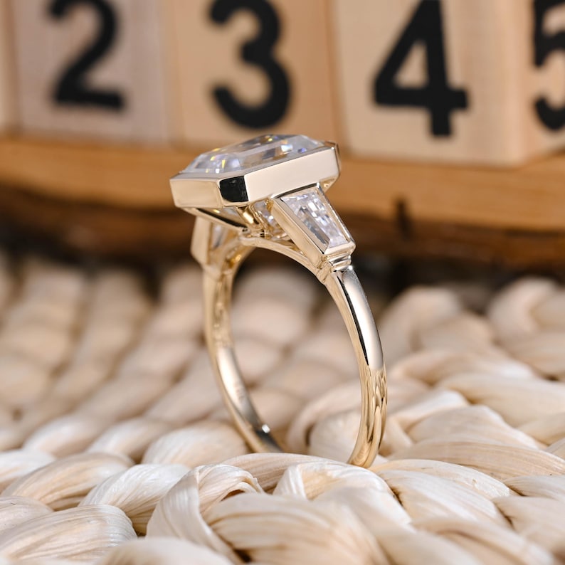 Marquise Cut Cluster Styled Lab Grown Diamond Engagement Ring