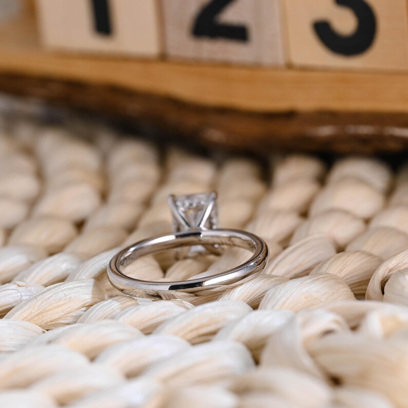 Marquise Cut Cluster Styled Lab Grown Diamond Engagement Ring