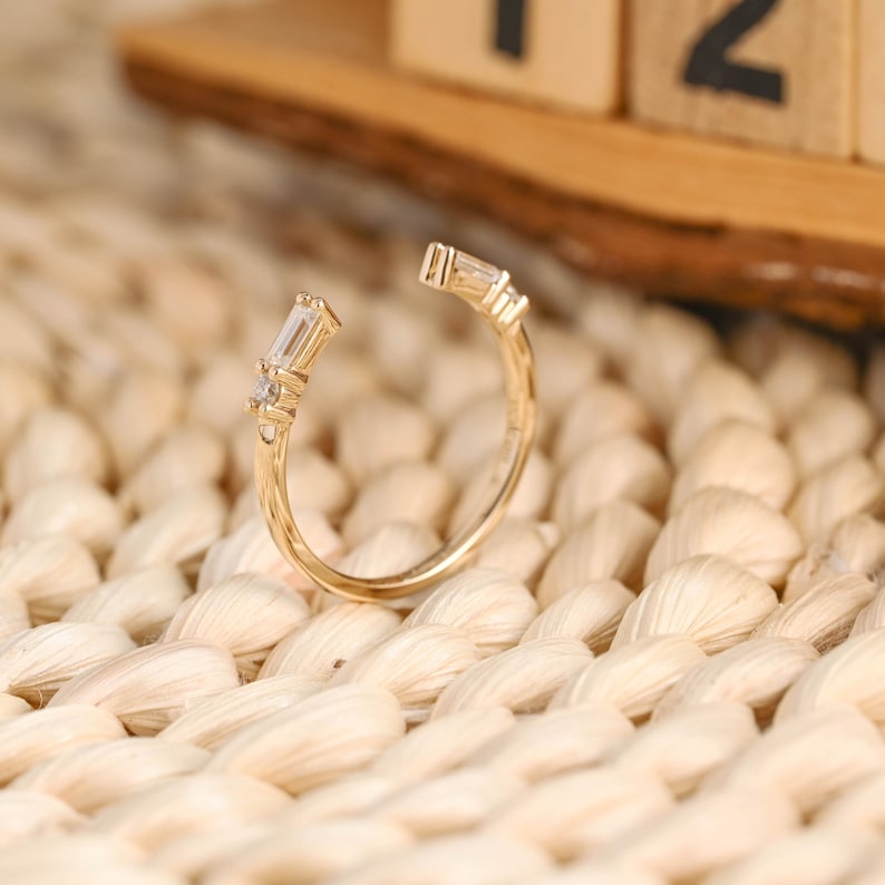 Marquise Cut Cluster Styled Lab Grown Wedding Band