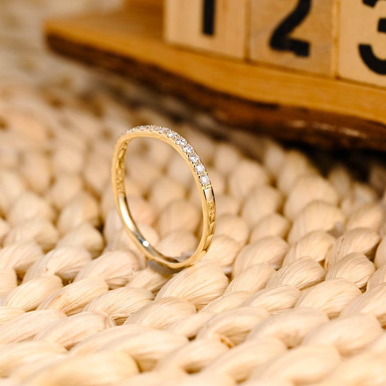 Marquise Cut Cluster Styled Lab Grown Wedding Band