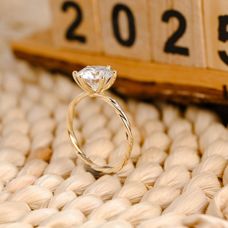 Marquise Cut Cluster Styled Lab Grown Diamond Engagement Ring