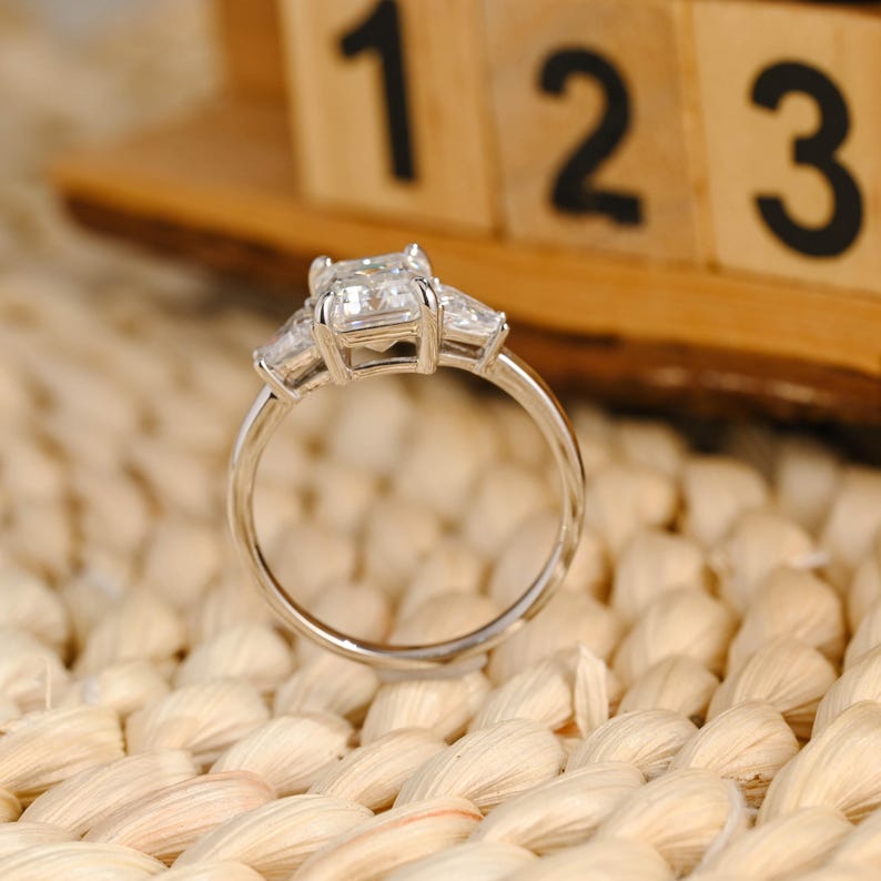 Marquise Cut Cluster Styled Lab Grown Diamond Engagement Ring