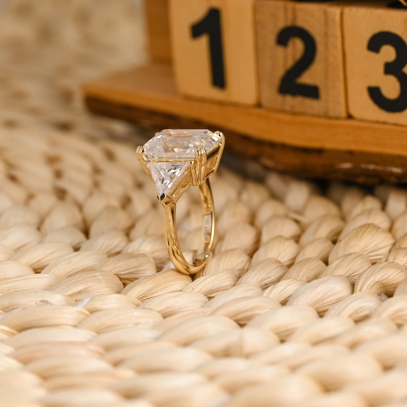 Marquise Cut Cluster Styled Lab Grown Diamond Engagement Ring