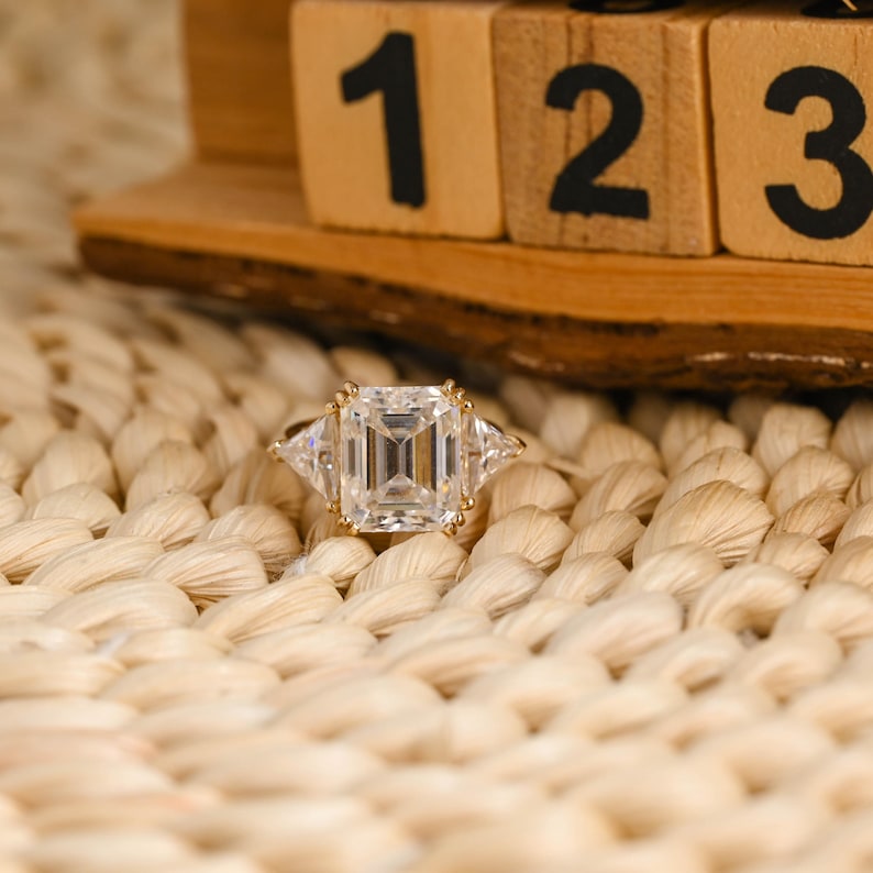 Marquise Cut Cluster Styled Lab Grown Diamond Engagement Ring