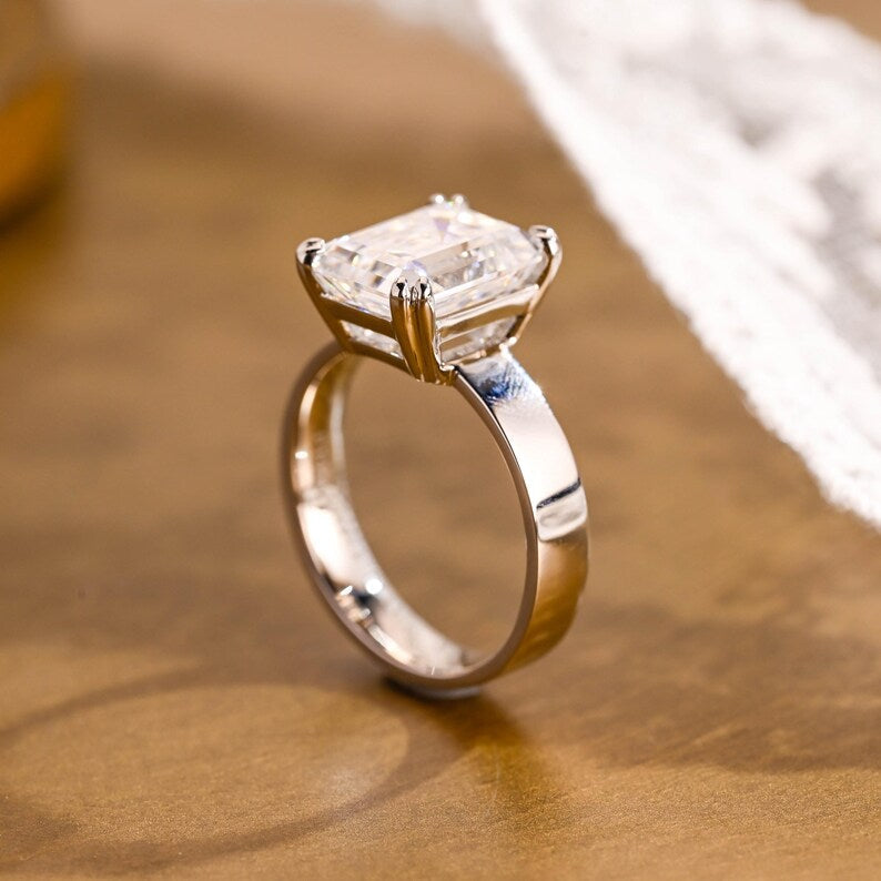 Marquise Cut Cluster Styled Lab Grown Diamond Engagement Ring