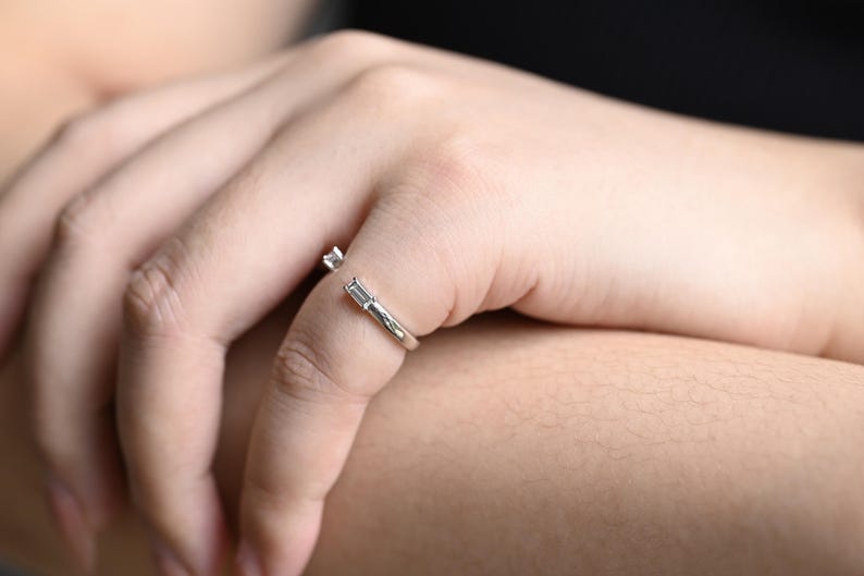 Marquise Cut Cluster Styled Lab Grown Wedding Band