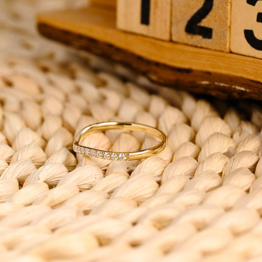Marquise Cut Cluster Styled Lab Grown Wedding Band
