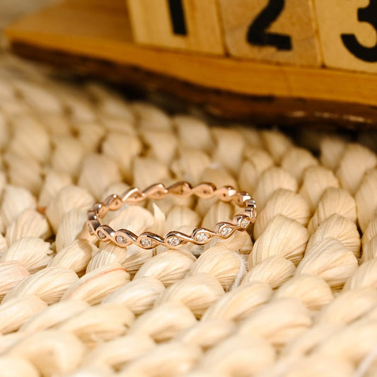 Marquise Cut Cluster Styled Lab Grown Wedding Band