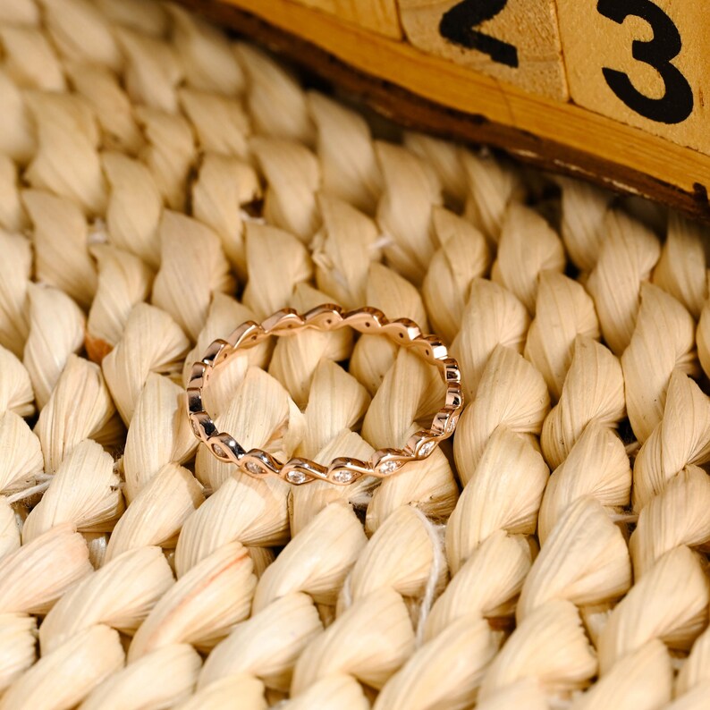 Marquise Cut Cluster Styled Lab Grown Wedding Band