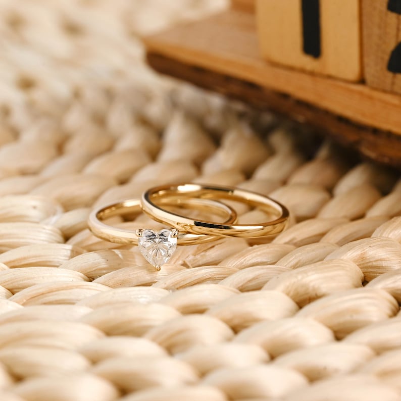Marquise Cut Cluster Styled Lab Grown Diamond Bridal Ring Set