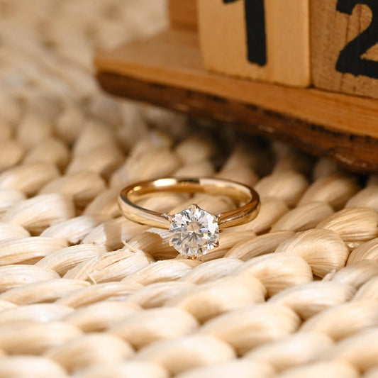 Marquise Cut Cluster Styled Lab Grown Diamond Engagement Ring