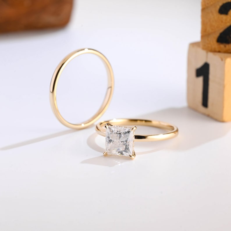 Marquise Cut Cluster Styled Lab Grown Diamond Bridal Ring Set