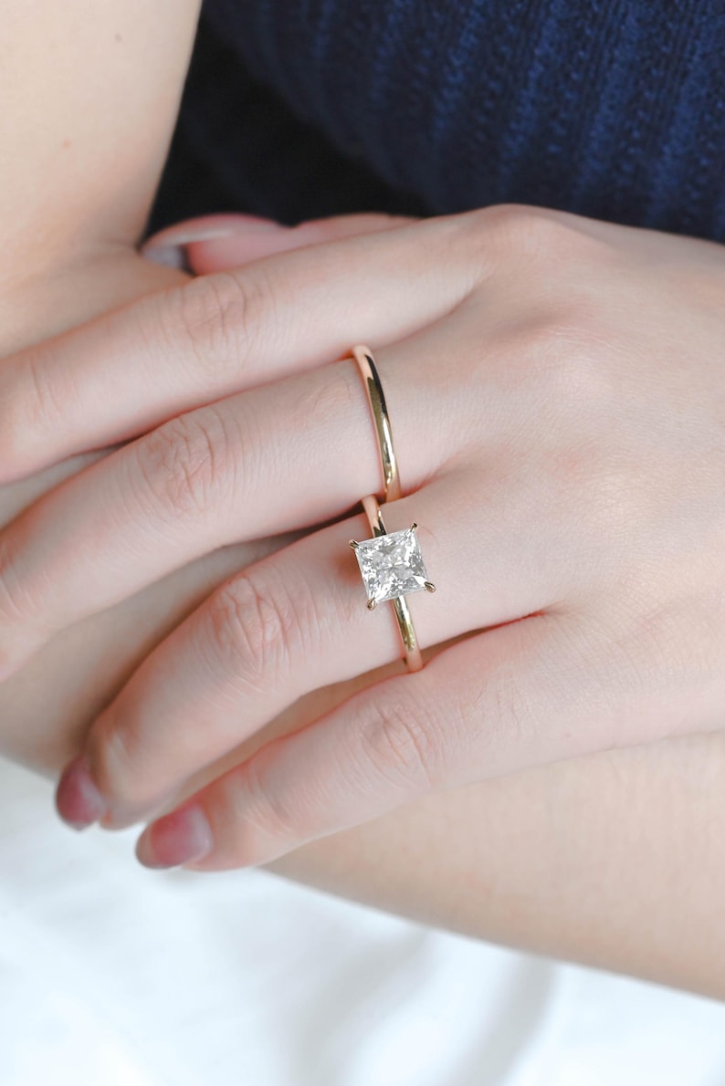 Marquise Cut Cluster Styled Lab Grown Diamond Bridal Ring Set